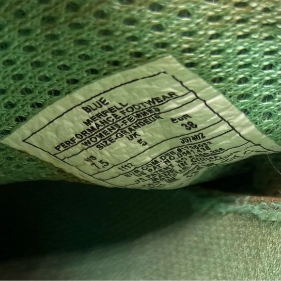 Merrell Encore Flora Clogs Women’s 7.5 Blue Hawaiian Floral Slip On Ortholite - Picture 8 of 8